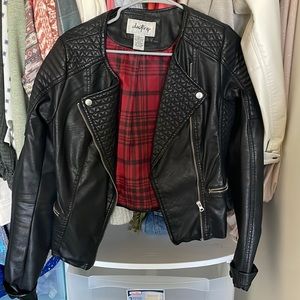 Leather jacket size small